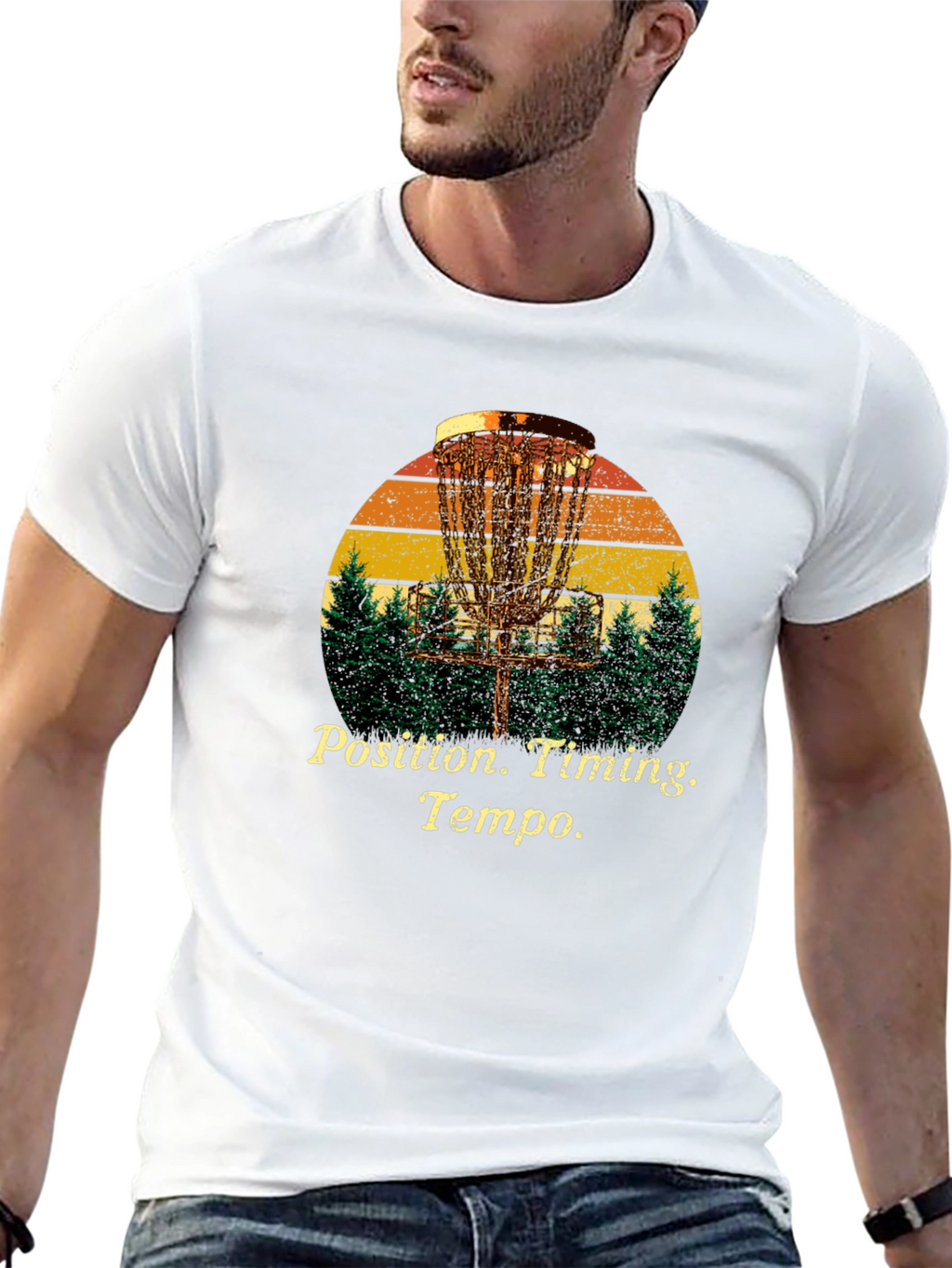 Disc Golf T-Shirt - Position Timing Tempo