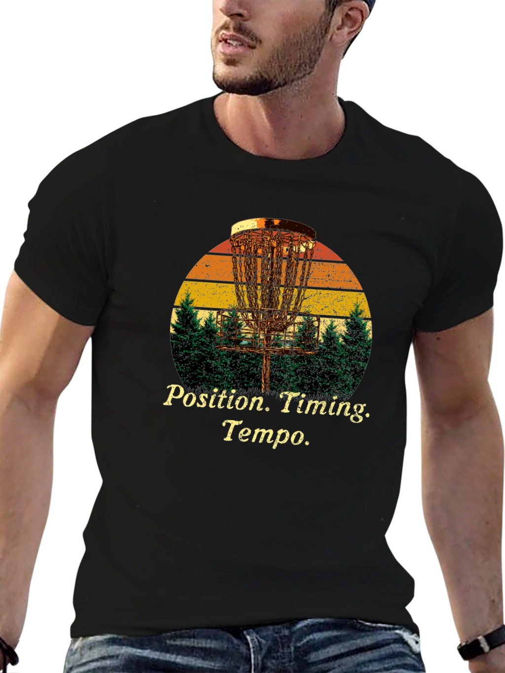 Disc Golf T-Shirt - Position Timing Tempo