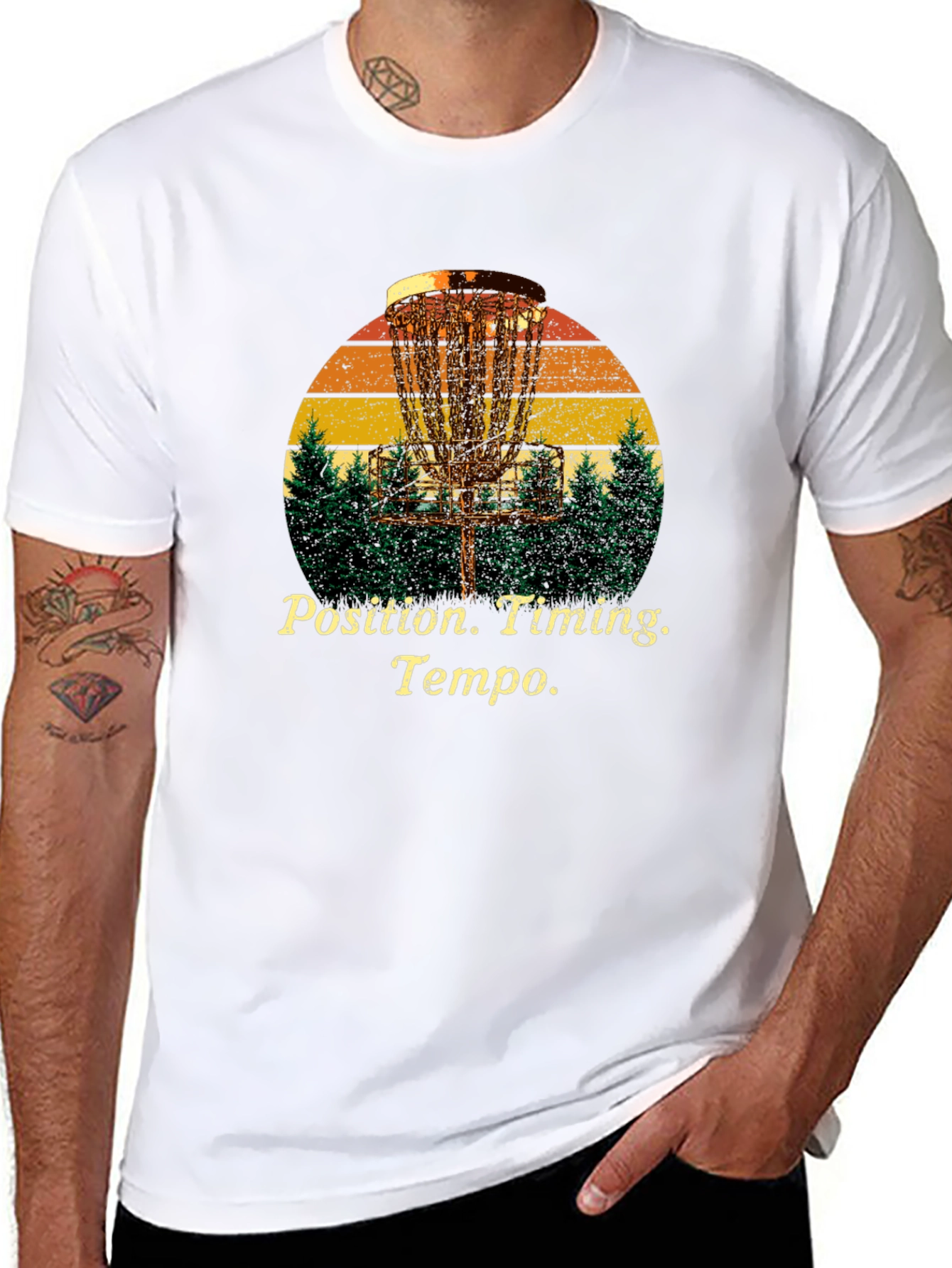 Disc Golf T-Shirt - Position Timing Tempo