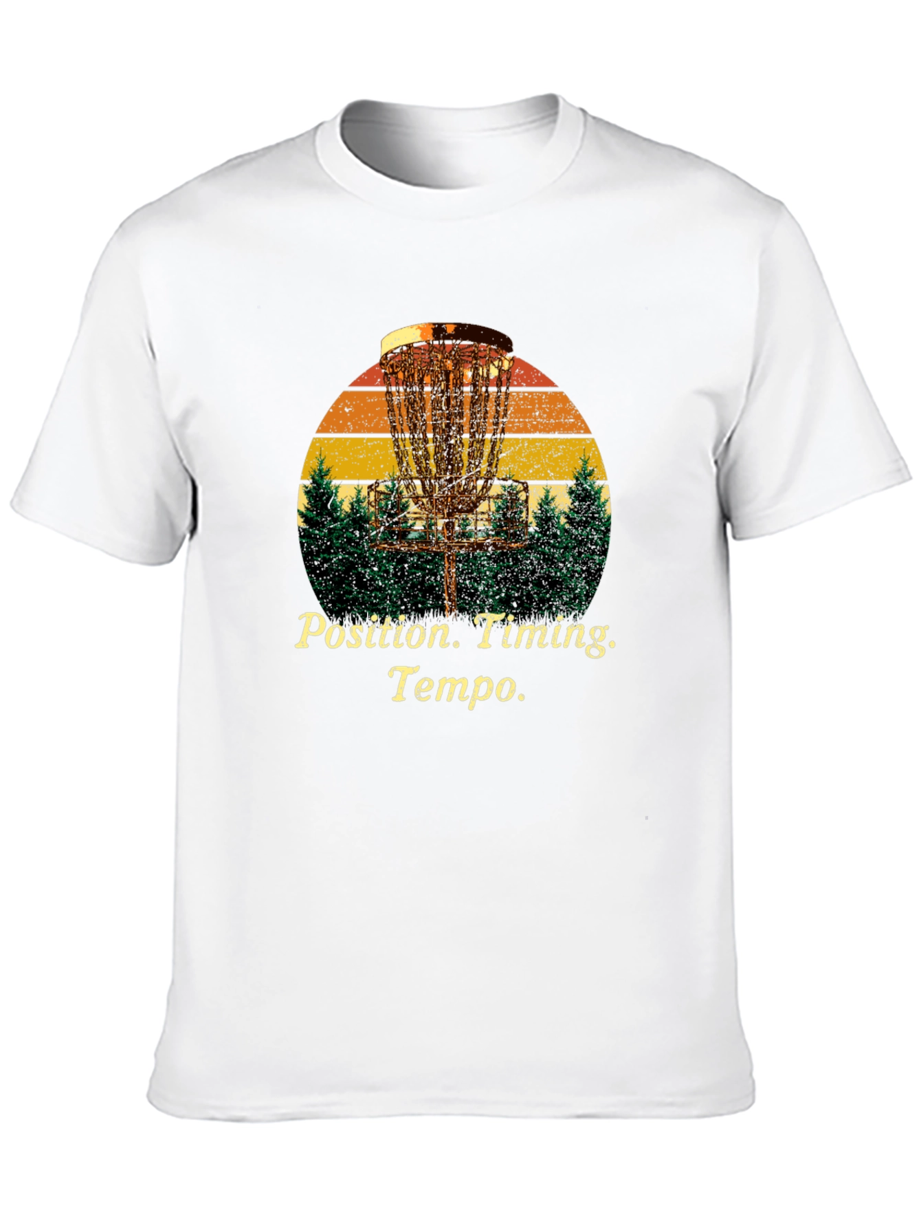Disc Golf T-Shirt - Position Timing Tempo
