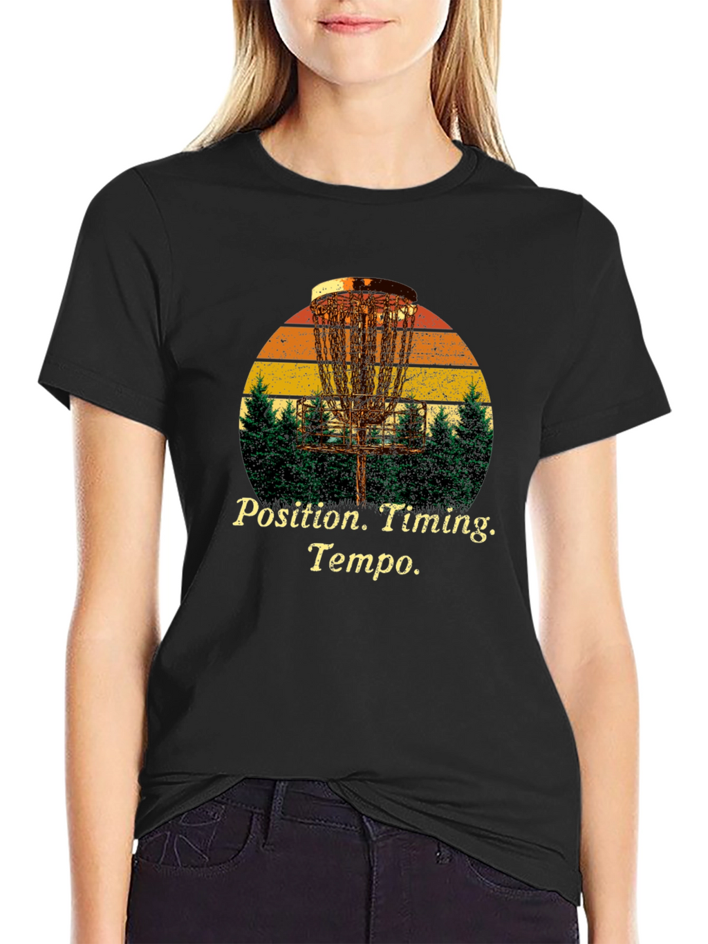 Disc Golf T-Shirt - Position Timing Tempo