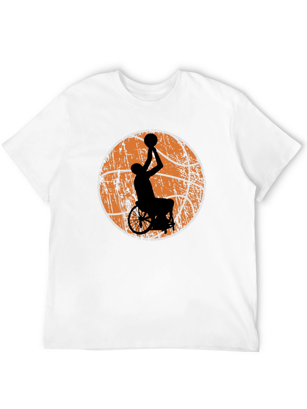 Wheelchair Basketball Graphic Tee - Black