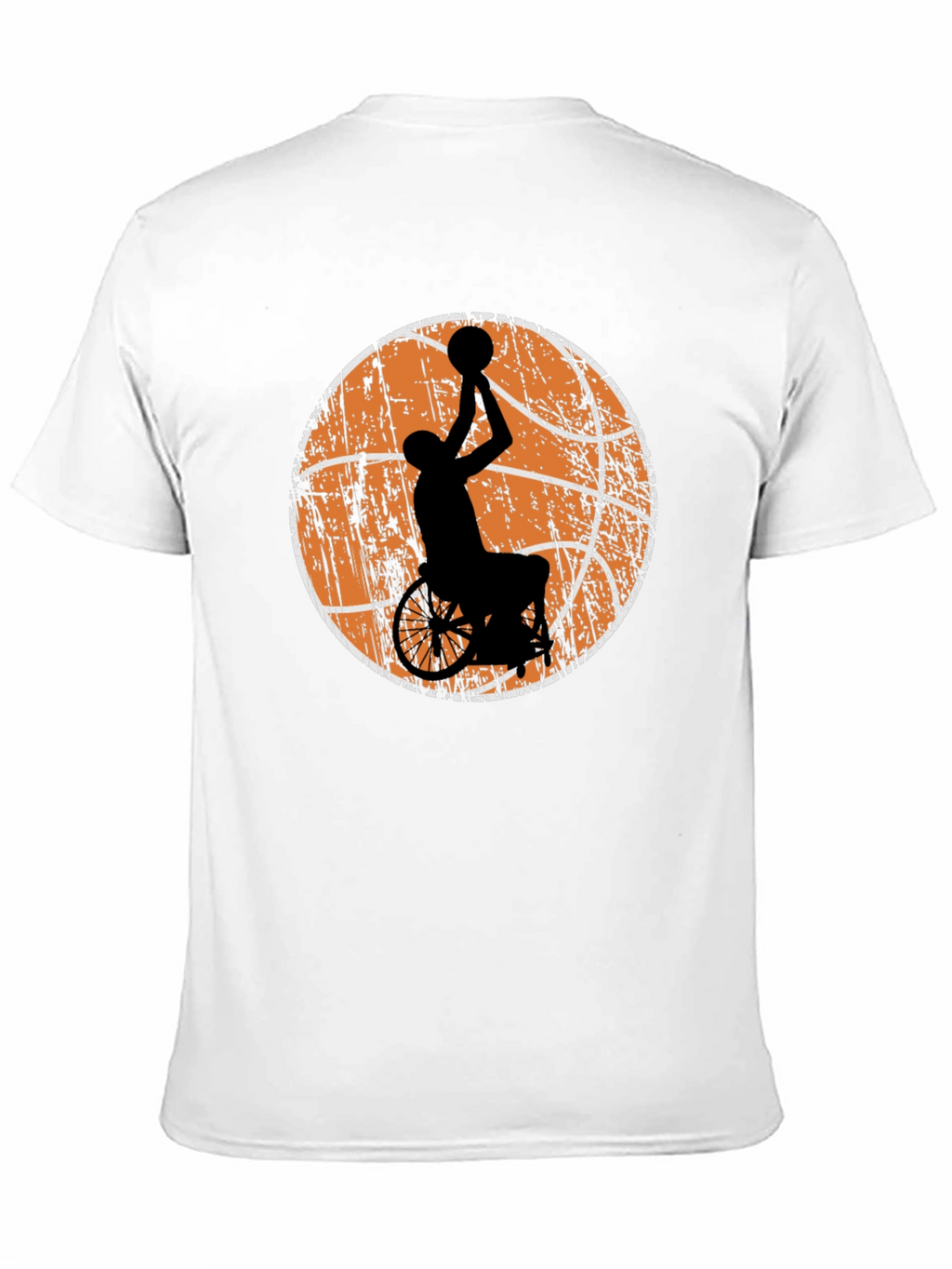 Wheelchair Basketball Graphic Tee - Black