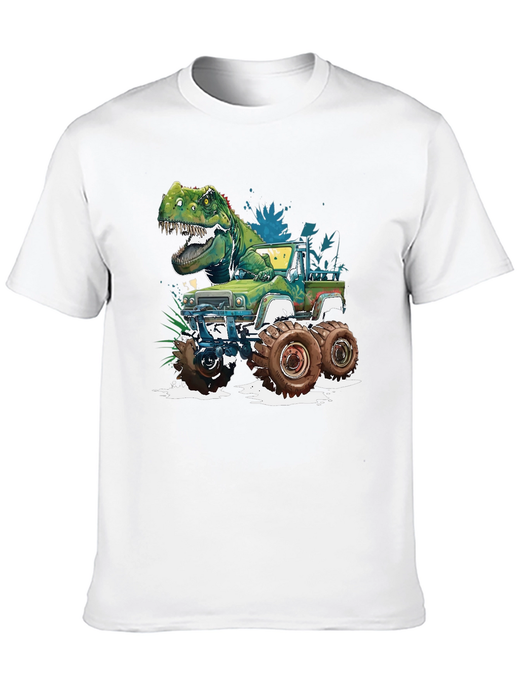Dino Truck T-Shirt - Monster Truck Dinosaur Tee