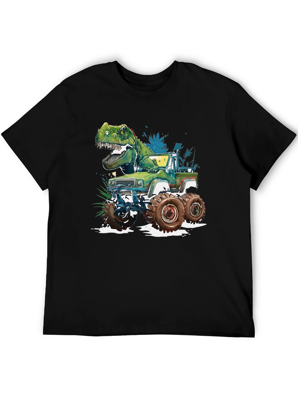 Dino Truck T-Shirt - Monster Truck Dinosaur Tee