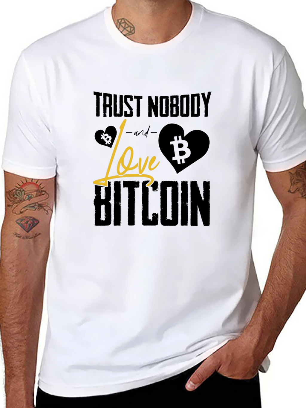 Trust Nobody Love Bitcoin T-Shirt