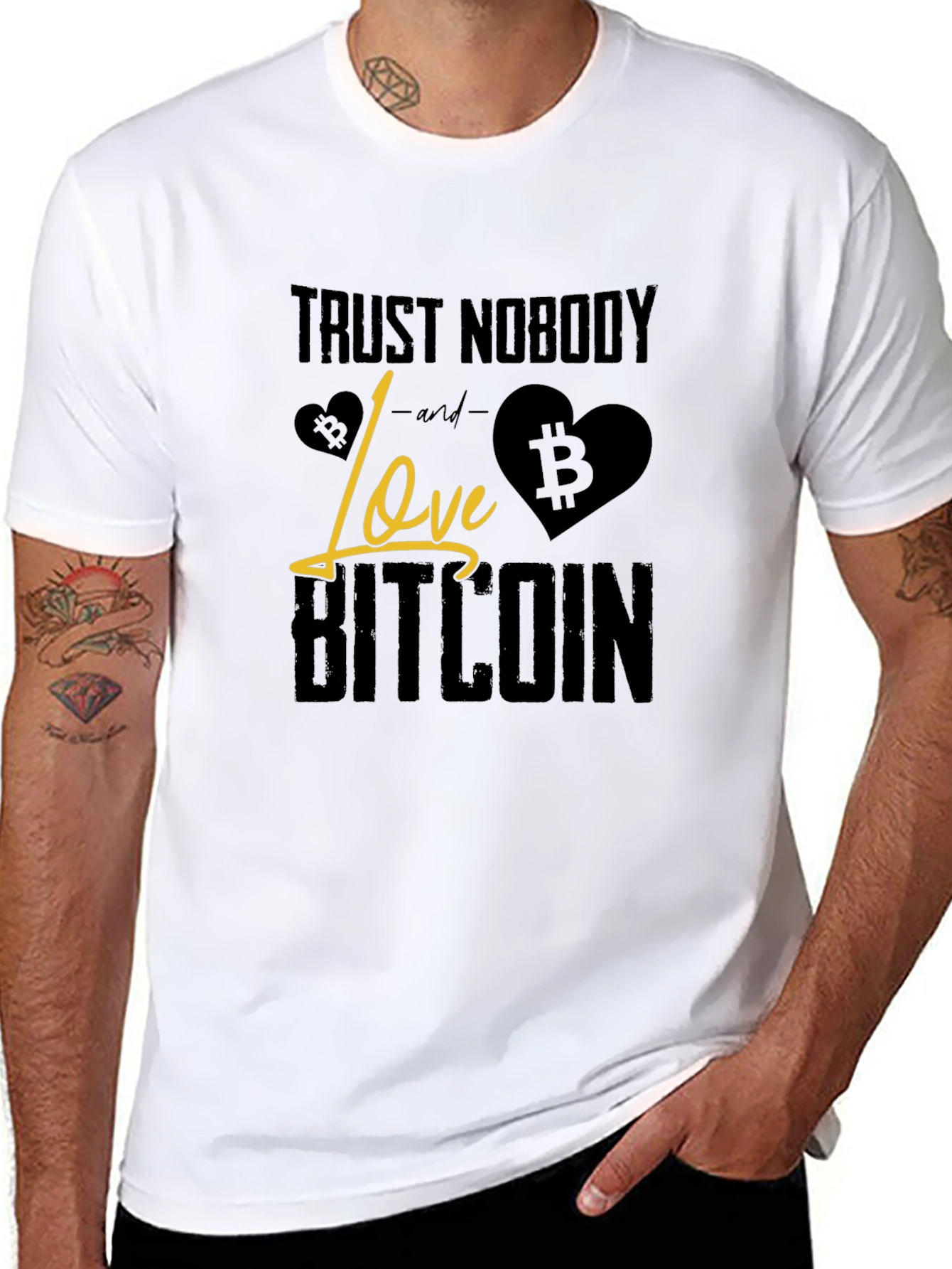 Trust Nobody Love Bitcoin T-Shirt
