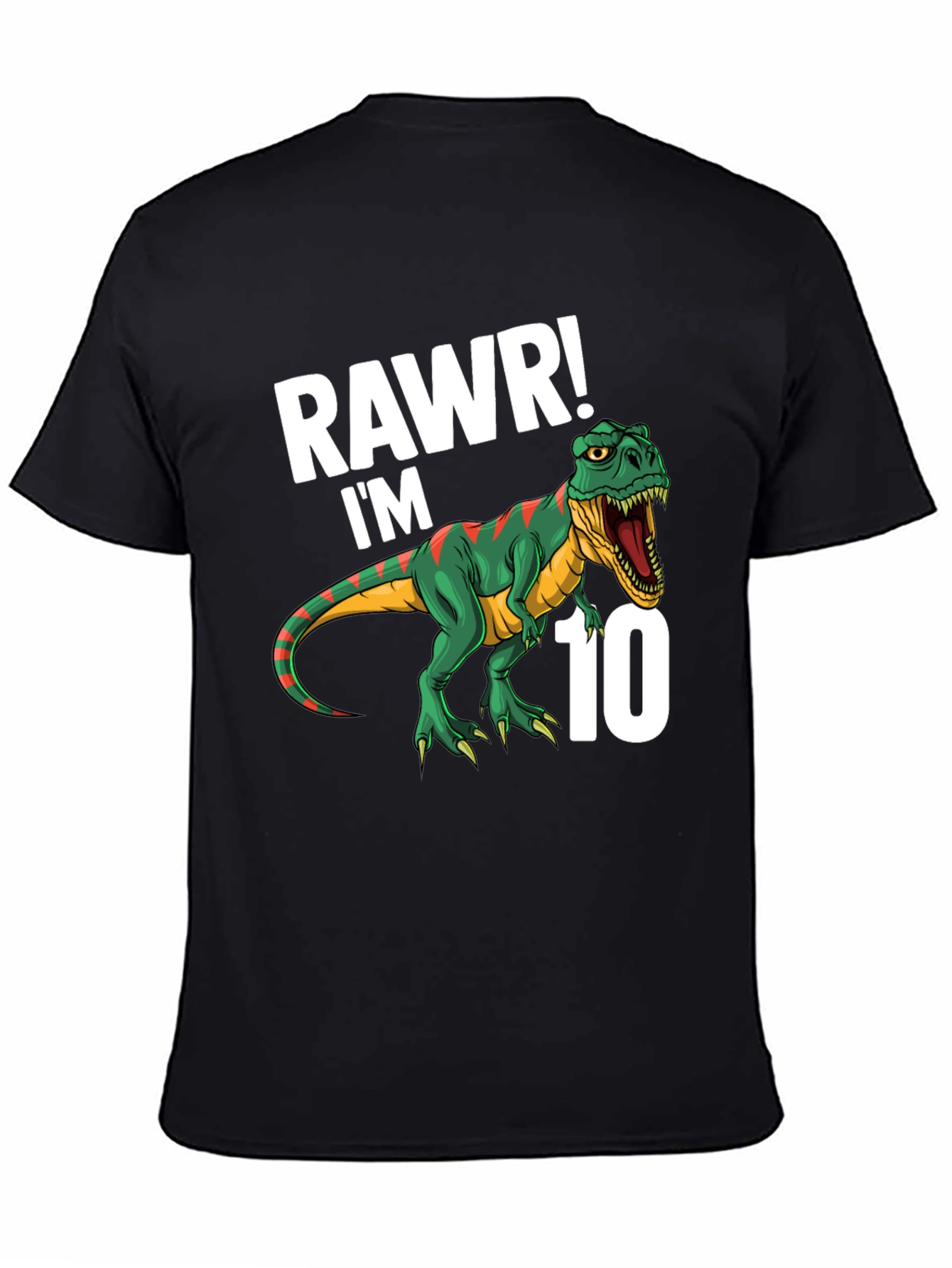 Rawr! Im 10 T-Rex Dinosaur Birthday T-Shirt