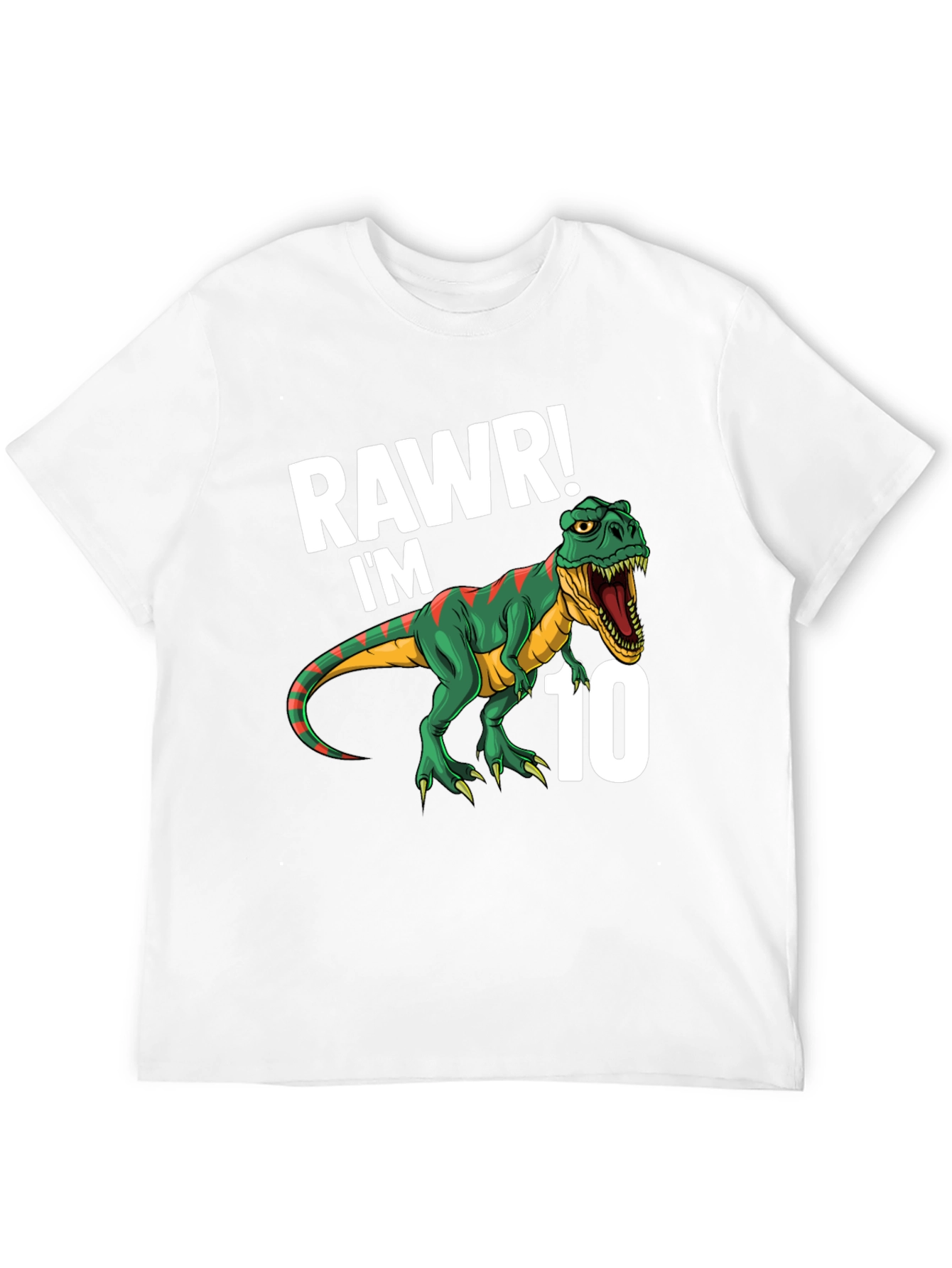 Rawr! Im 10 T-Rex Dinosaur Birthday T-Shirt