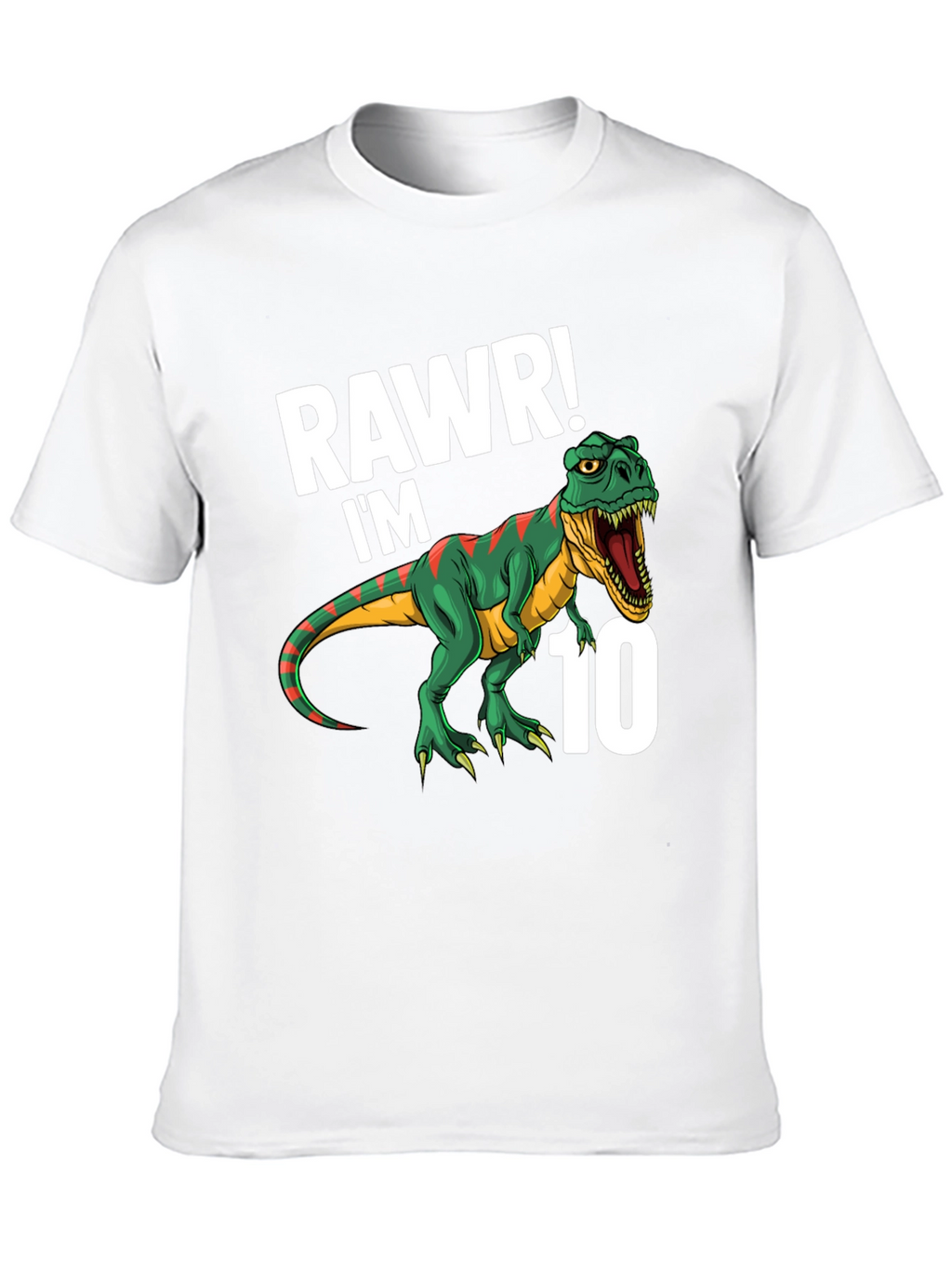 Rawr! Im 10 T-Rex Dinosaur Birthday T-Shirt