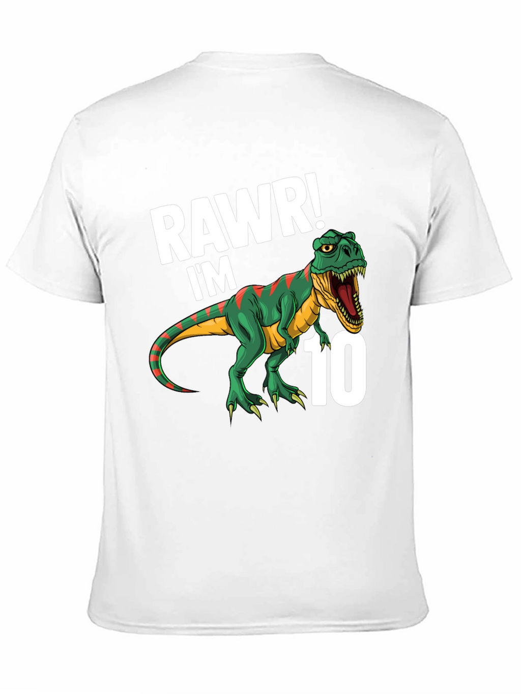 Rawr! Im 10 T-Rex Dinosaur Birthday T-Shirt