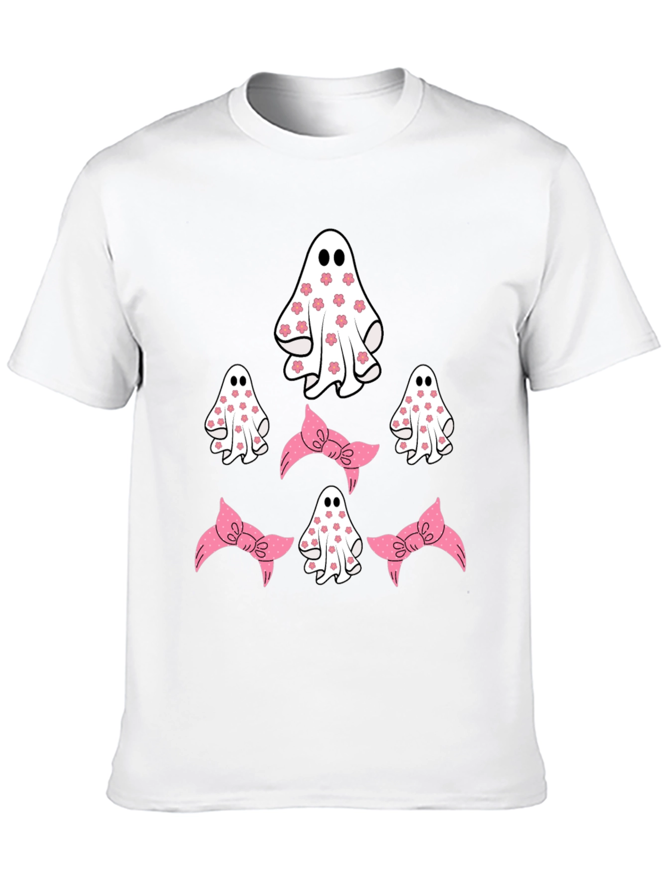 Cute Ghost and Bow T-Shirt