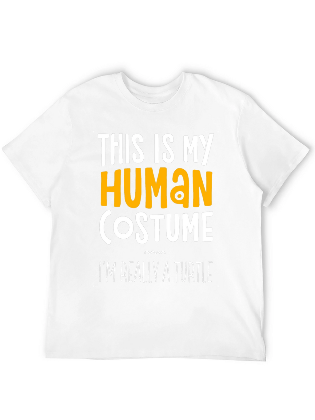 Human Costume Turtle Graphic T-Shirt