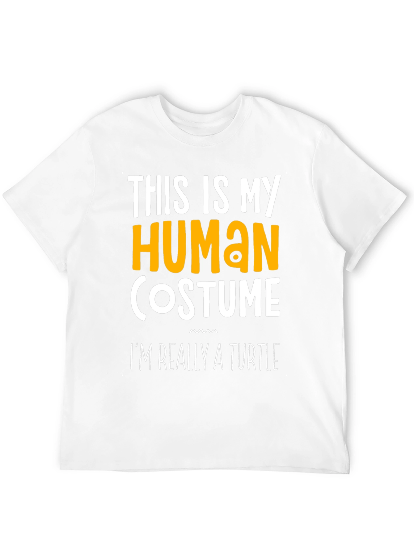 Human Costume Turtle Graphic T-Shirt