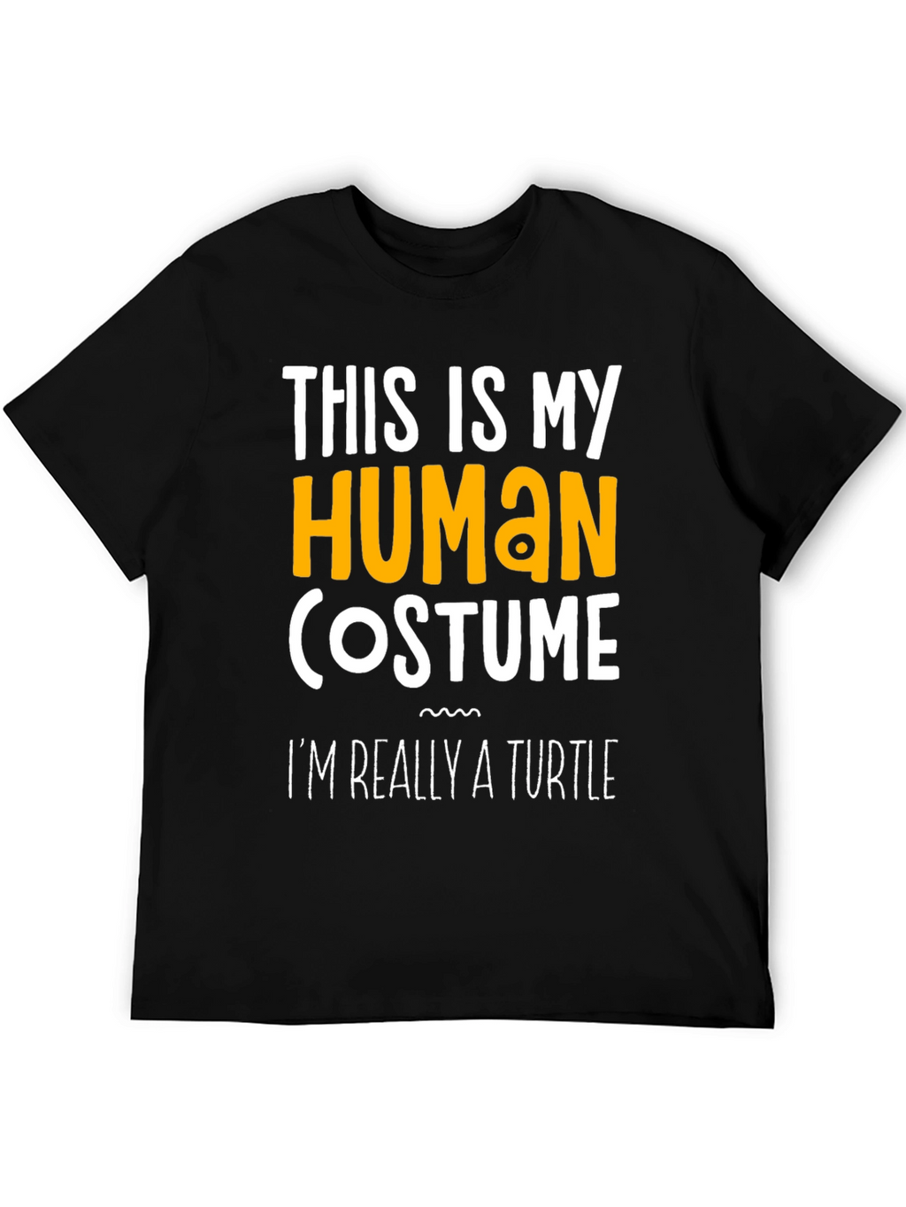 Human Costume Turtle Graphic T-Shirt