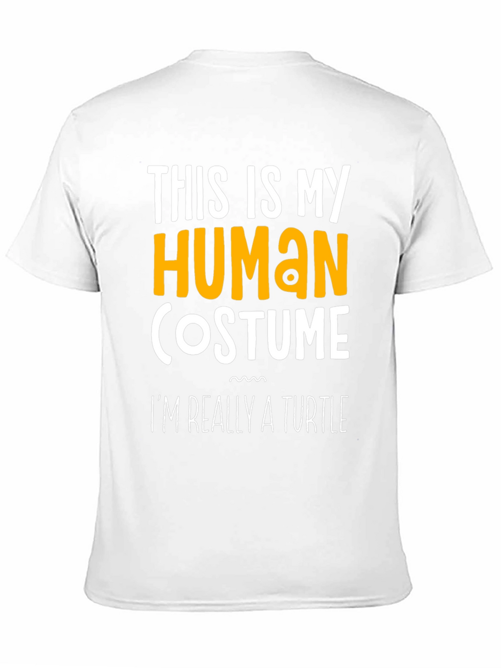 Human Costume Turtle Graphic T-Shirt