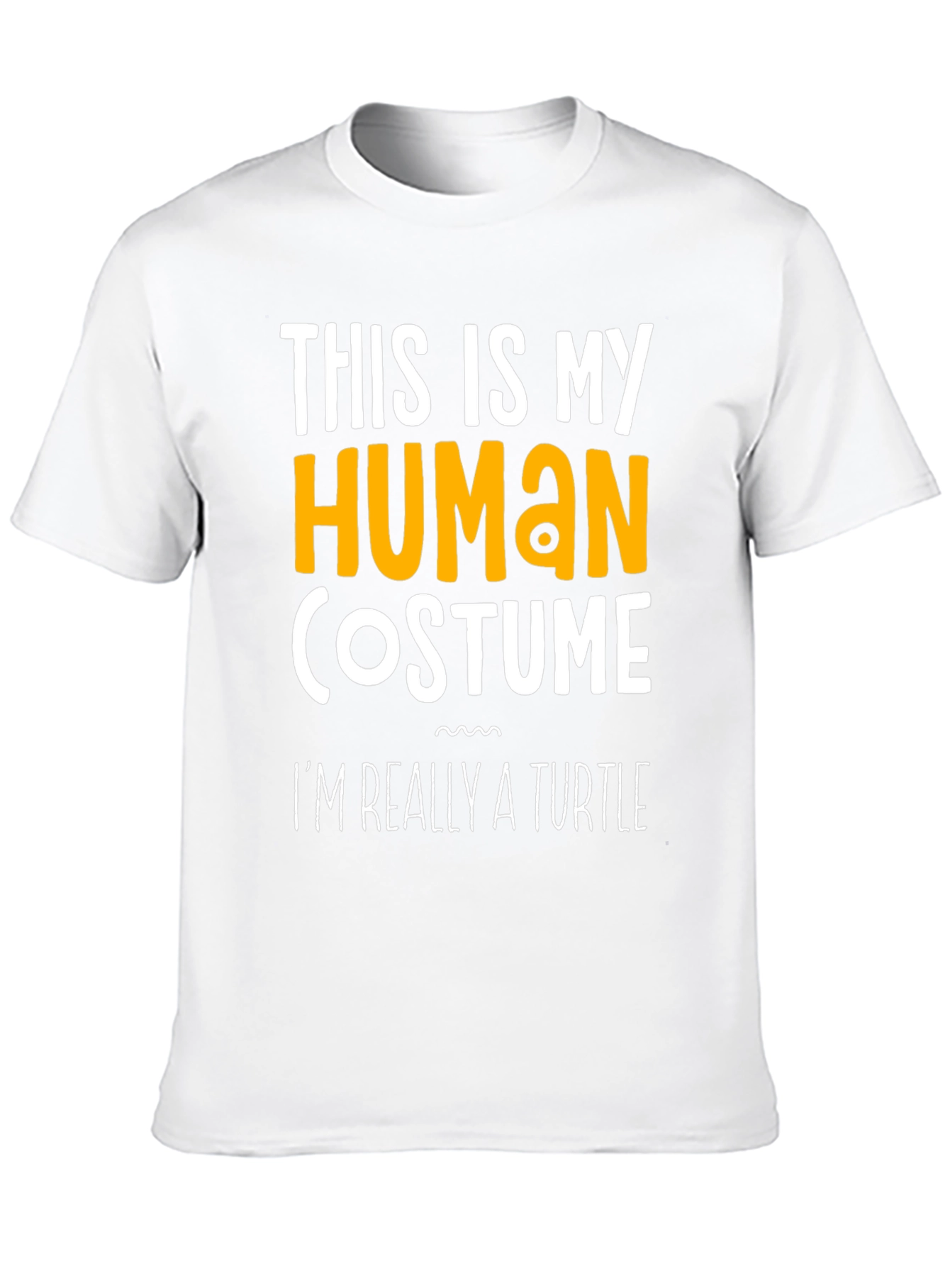 Human Costume Turtle Graphic T-Shirt