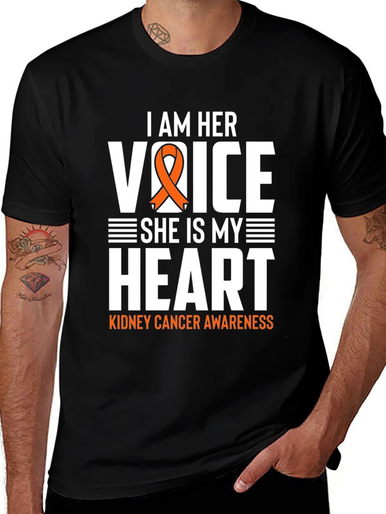 I Am Her Voice Kidney Cancer Awareness T-Shirt