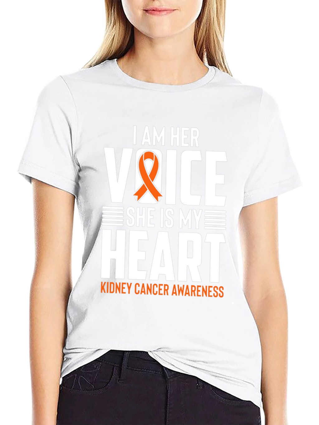 I Am Her Voice Kidney Cancer Awareness T-Shirt