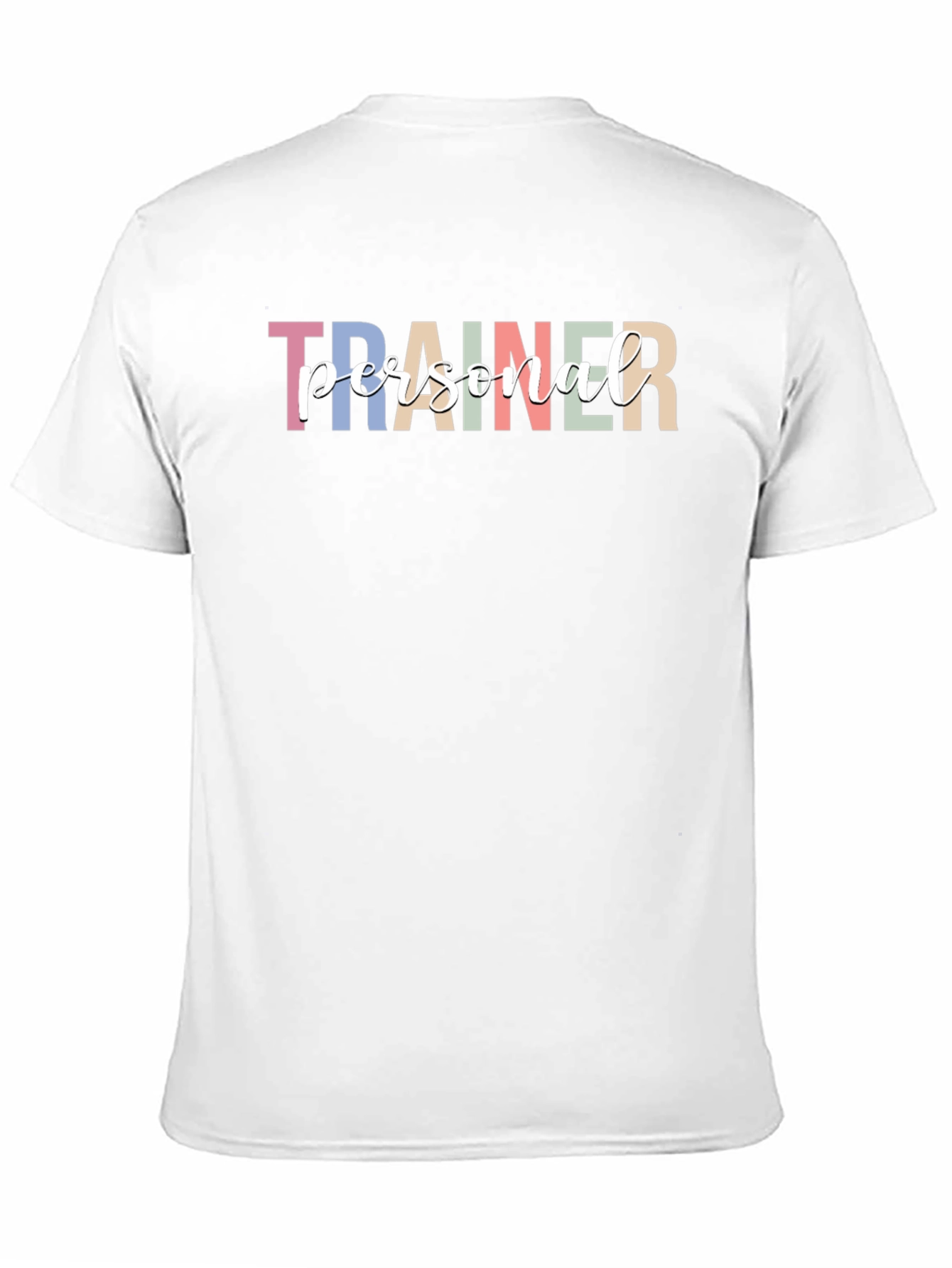 Personal Trainer Black Cotton Graphic Tee