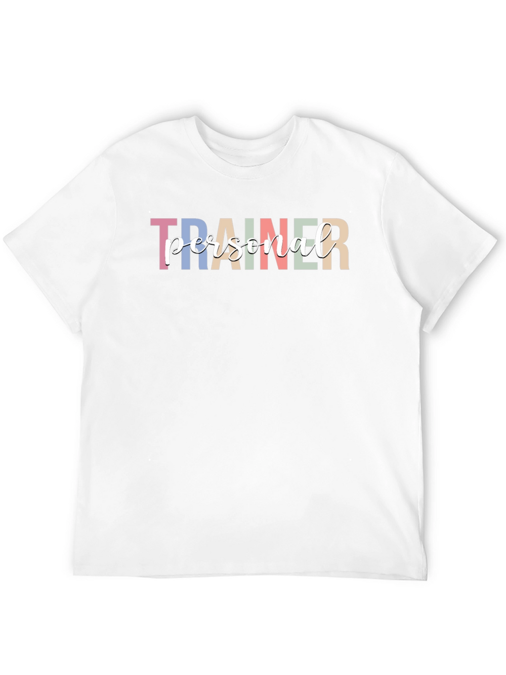Personal Trainer Black Cotton Graphic Tee