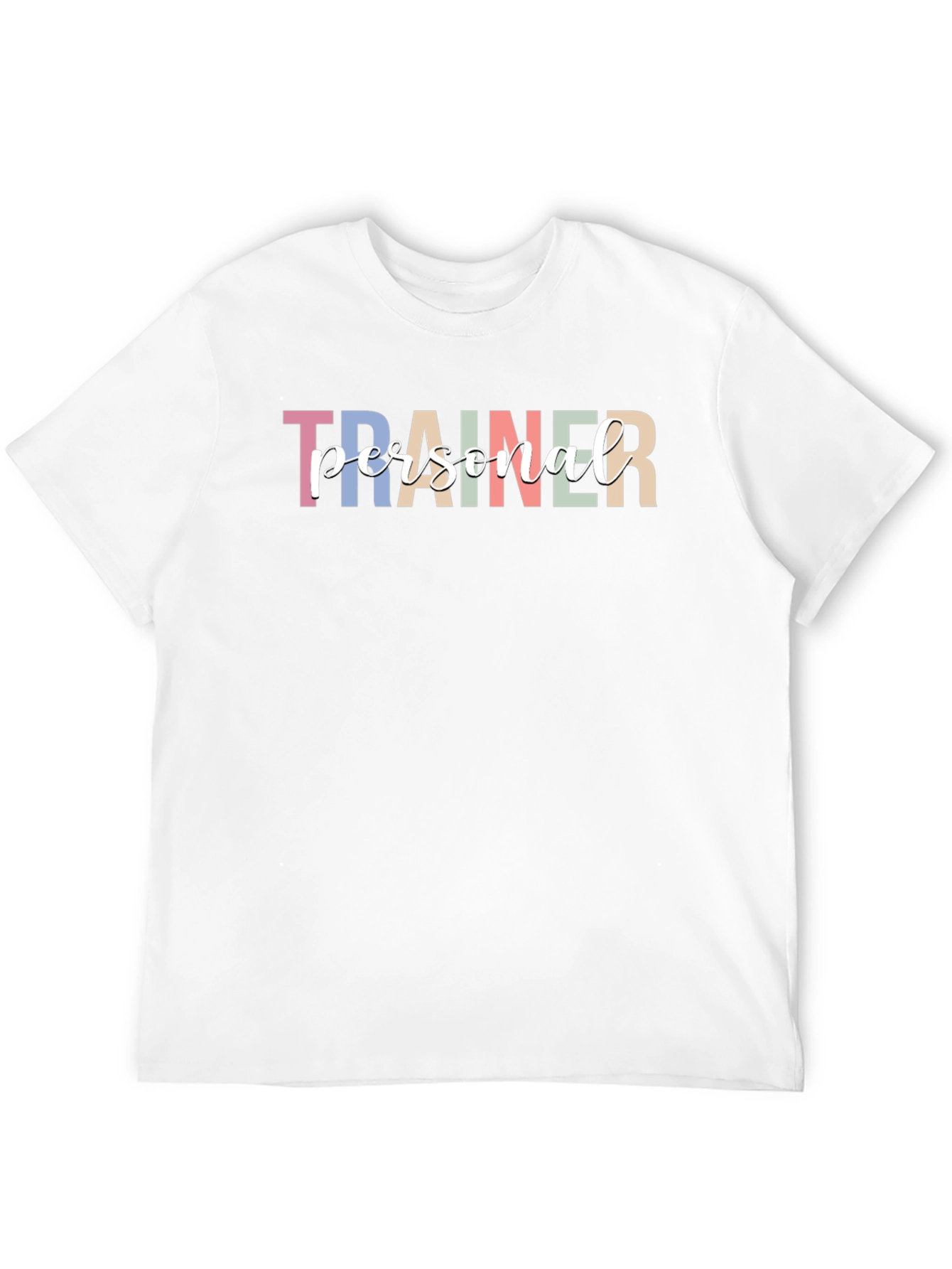 Personal Trainer Black Cotton Graphic Tee
