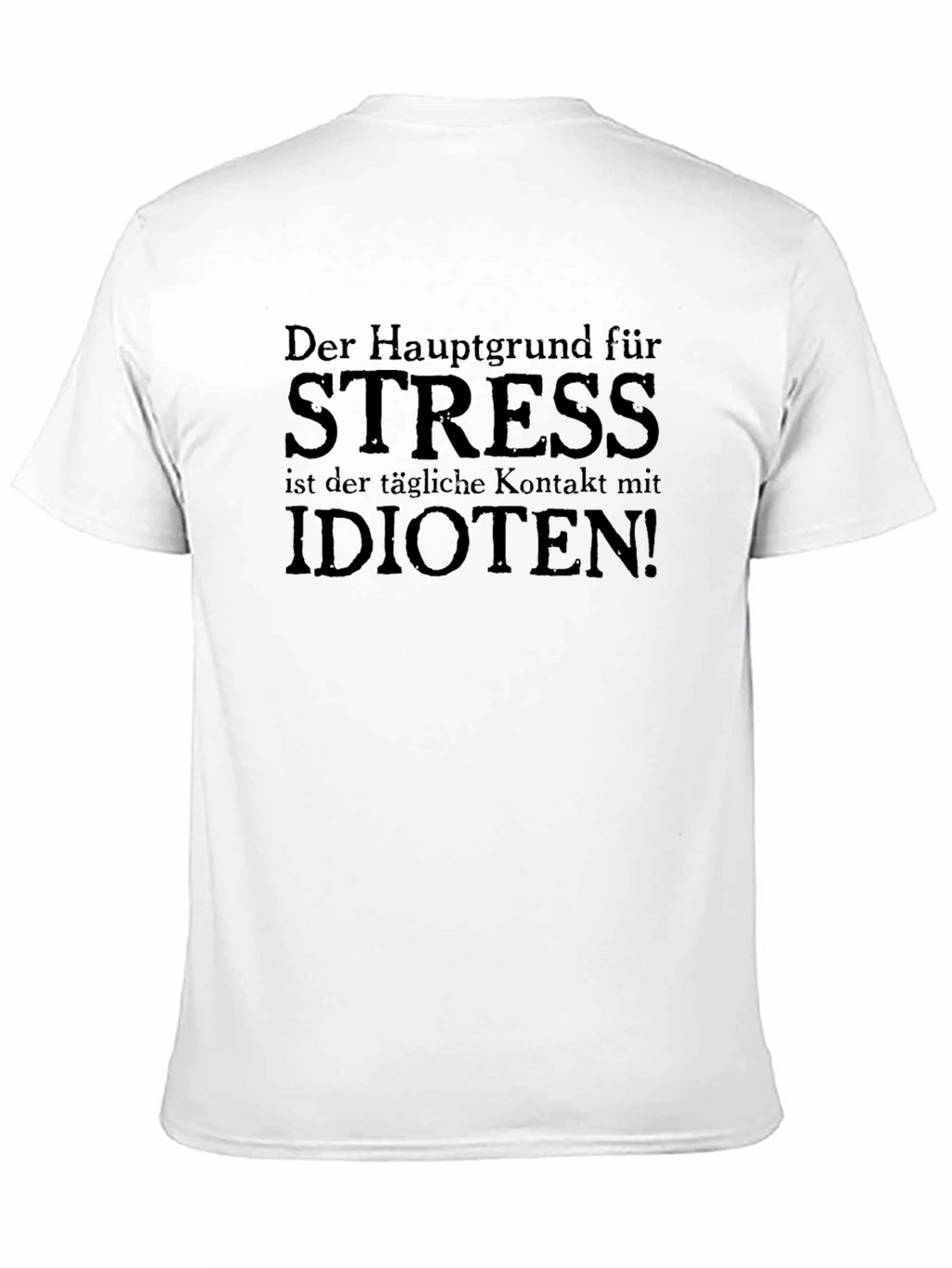 Stress Idiots T-Shirt Humor Graphic Novelty Tee