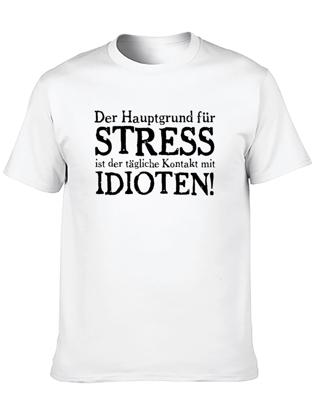 Stress Idiots T-Shirt Humor Graphic Novelty Tee