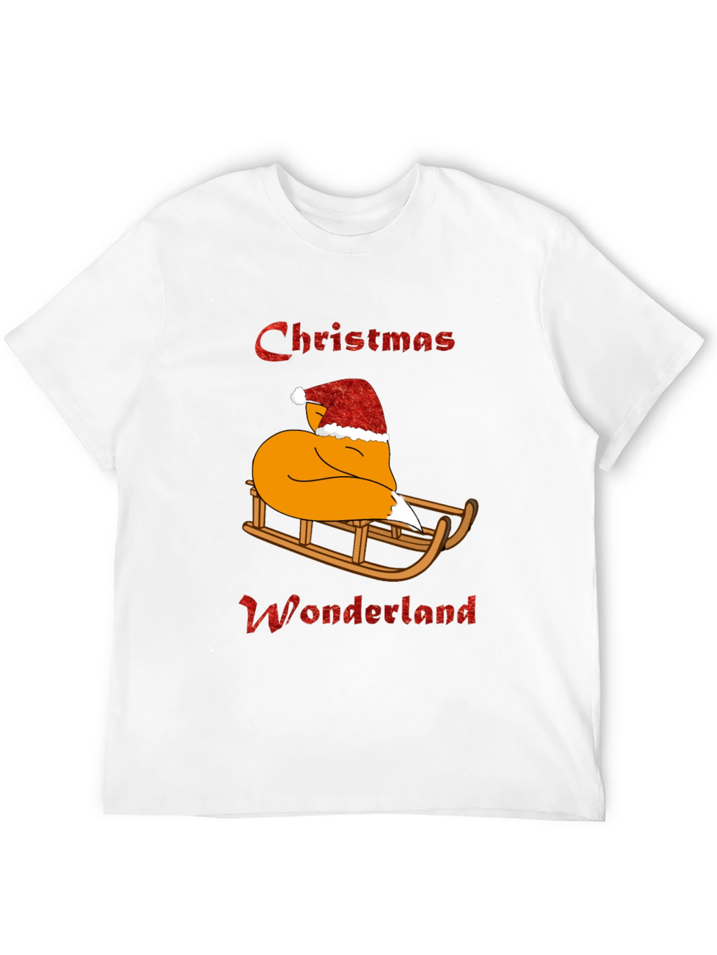 Christmas Wonderland Fox Graphic Tee