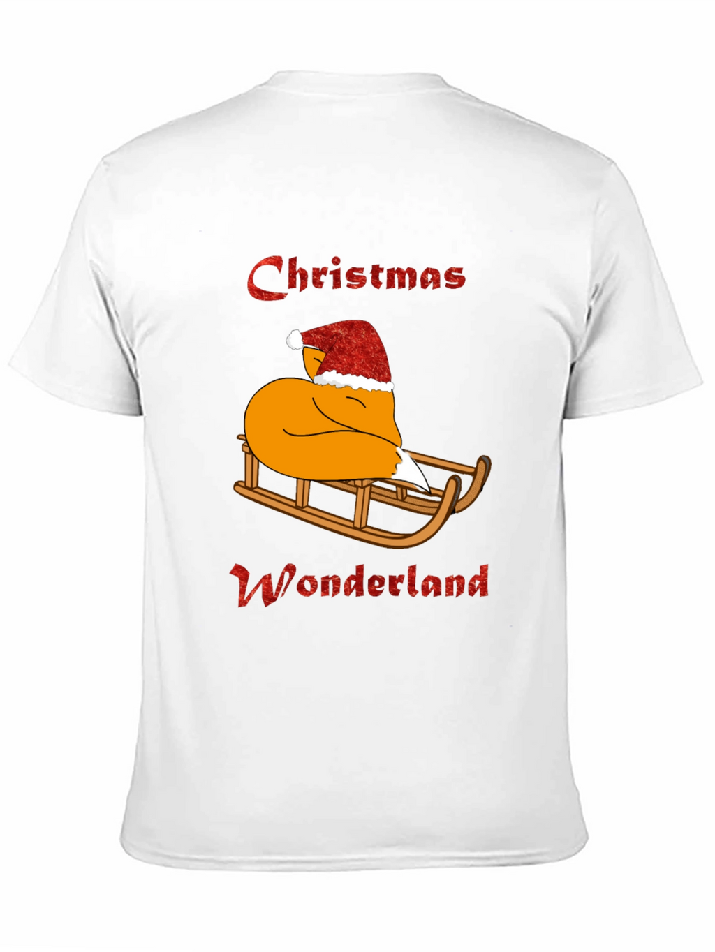 Christmas Wonderland Fox Graphic Tee