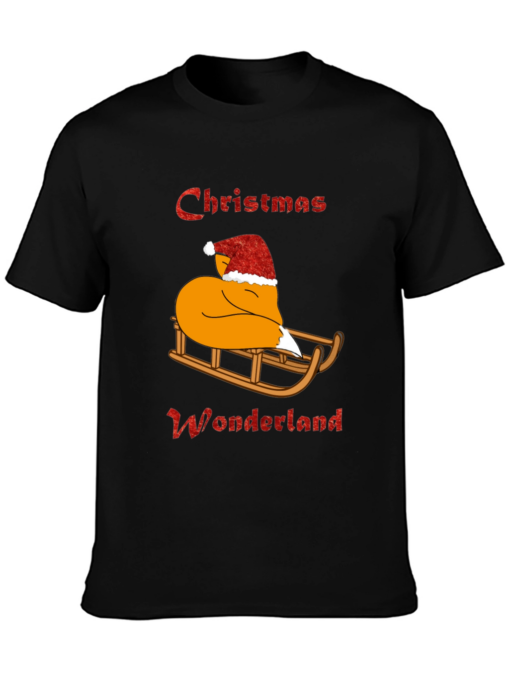 Christmas Wonderland Fox Graphic Tee