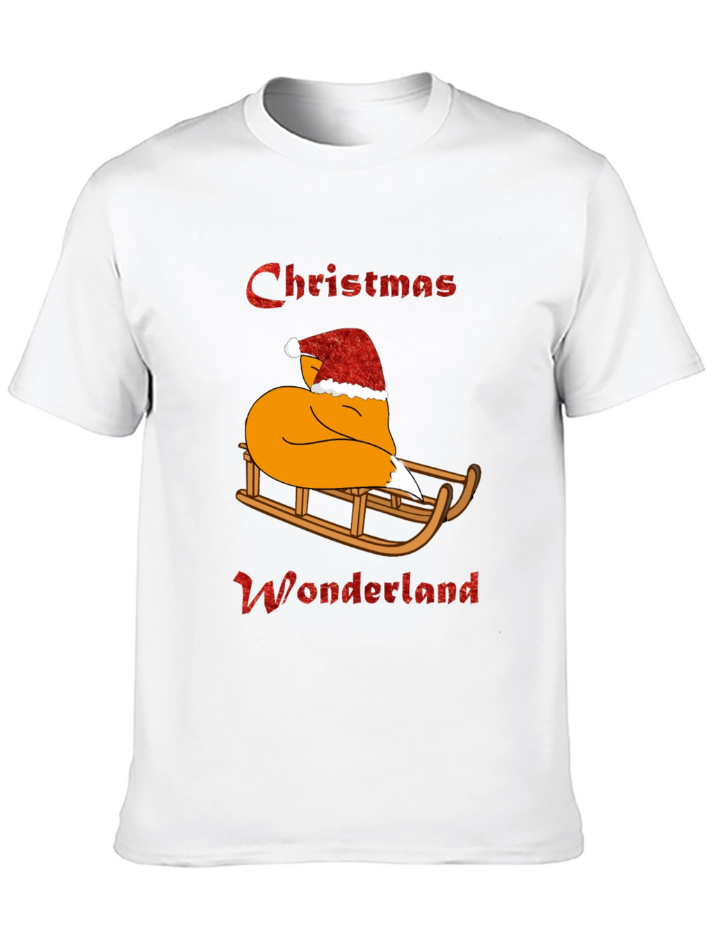 Christmas Wonderland Fox Graphic Tee