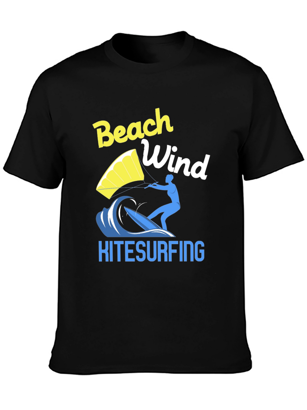 Beach Wind Kitesurfing Graphic Tee
