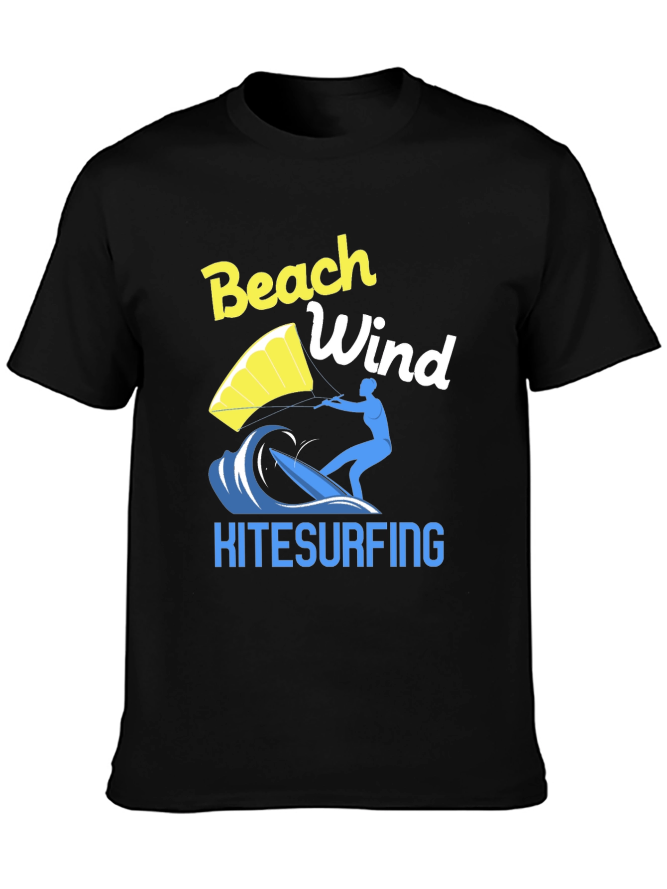 Beach Wind Kitesurfing Graphic Tee