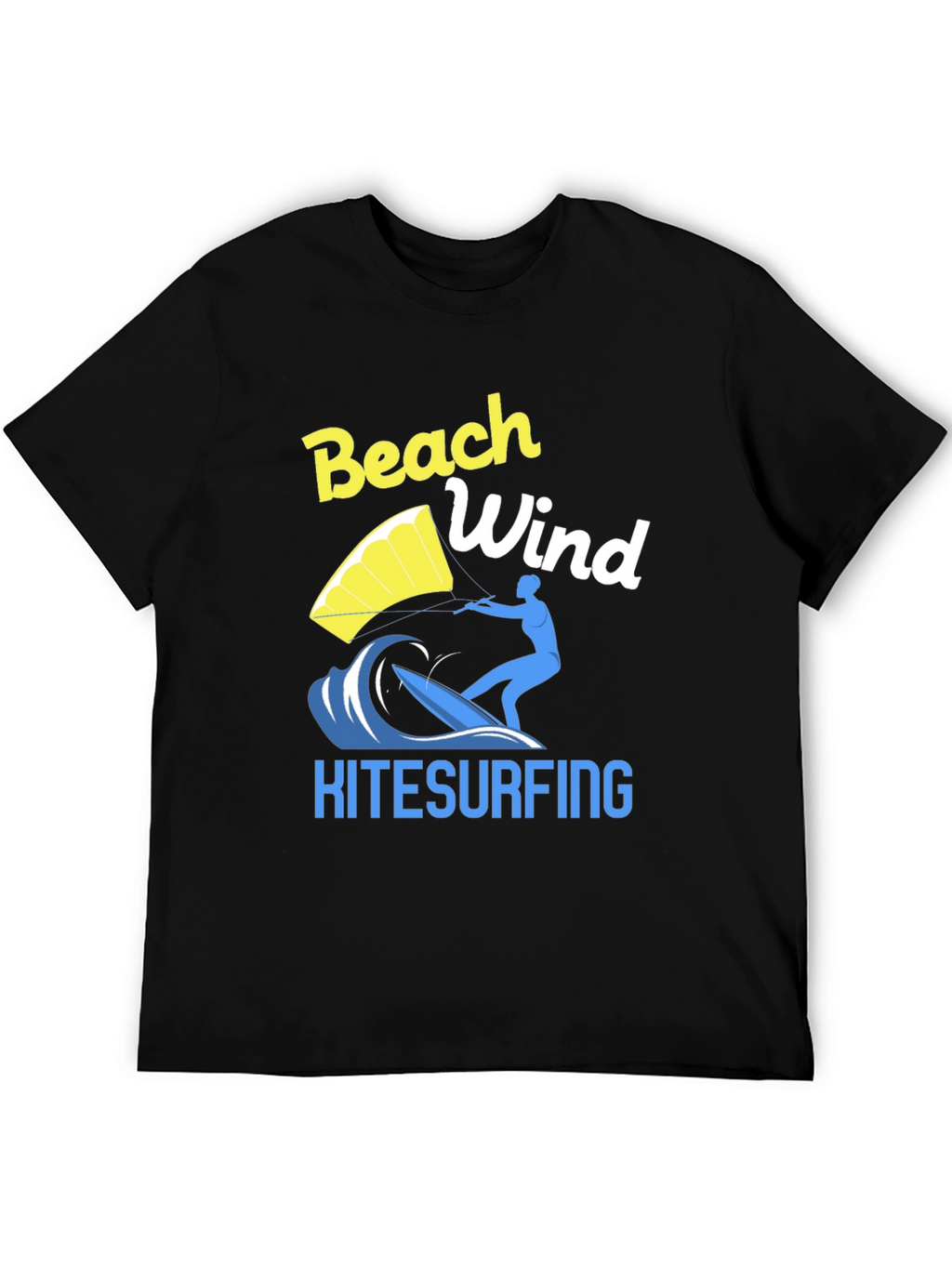 Beach Wind Kitesurfing Graphic Tee