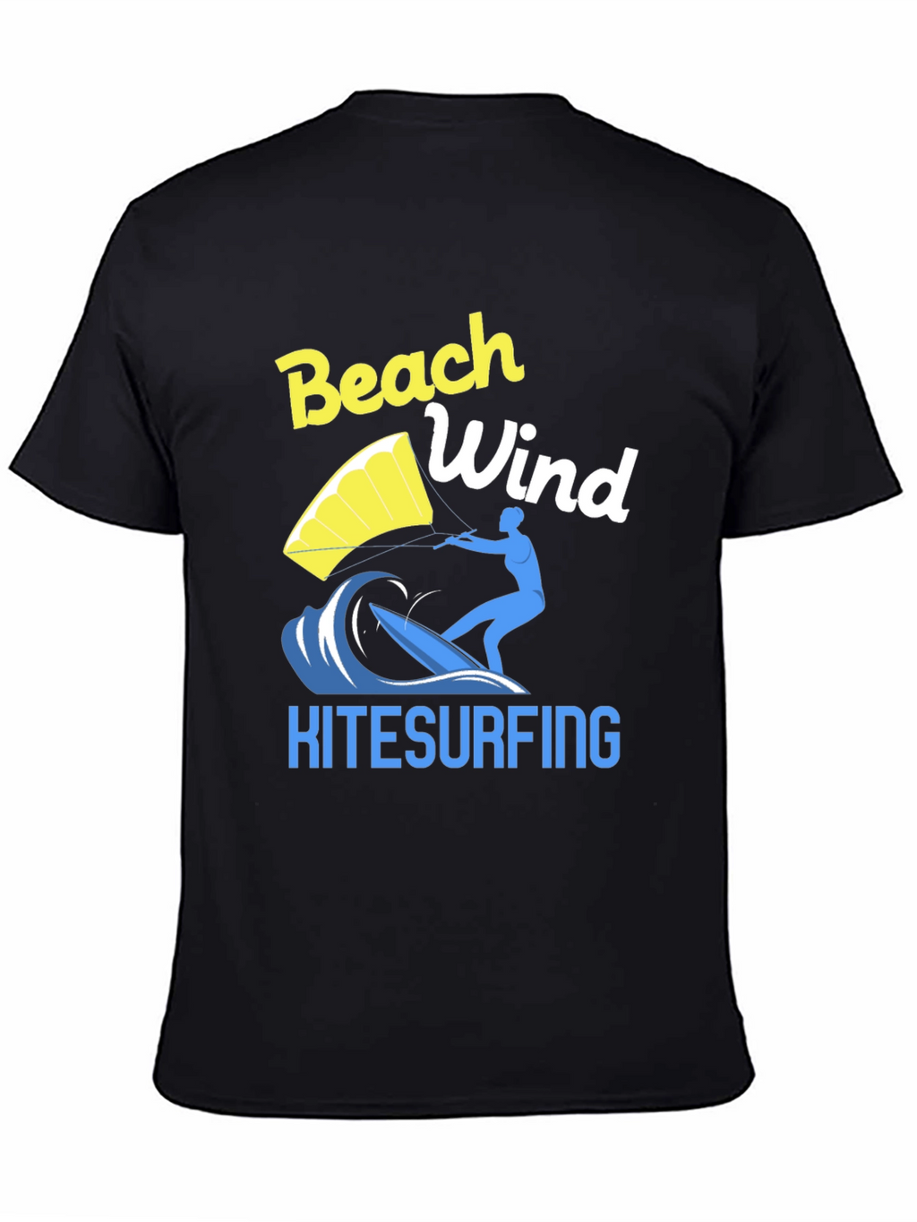Beach Wind Kitesurfing Graphic Tee