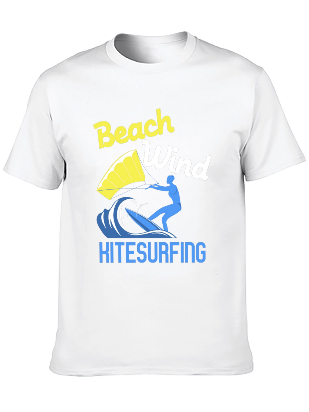 Beach Wind Kitesurfing Graphic Tee