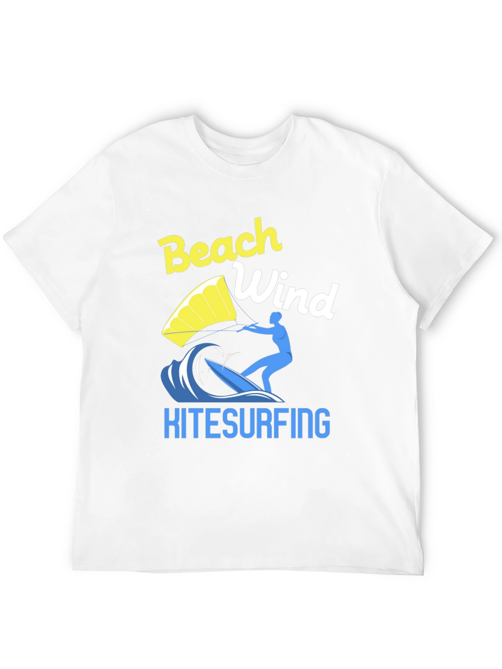 Beach Wind Kitesurfing Graphic Tee