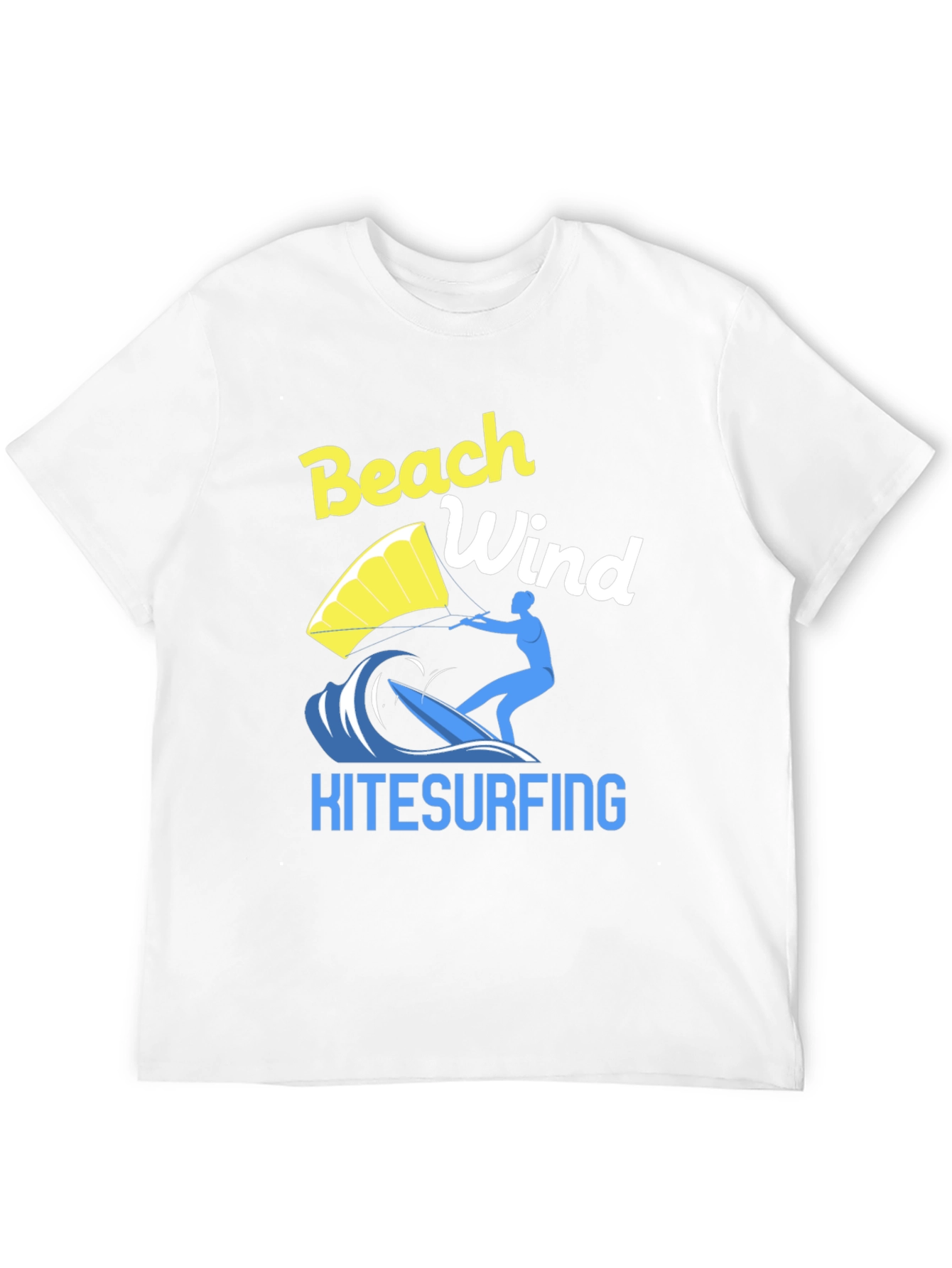 Beach Wind Kitesurfing Graphic Tee