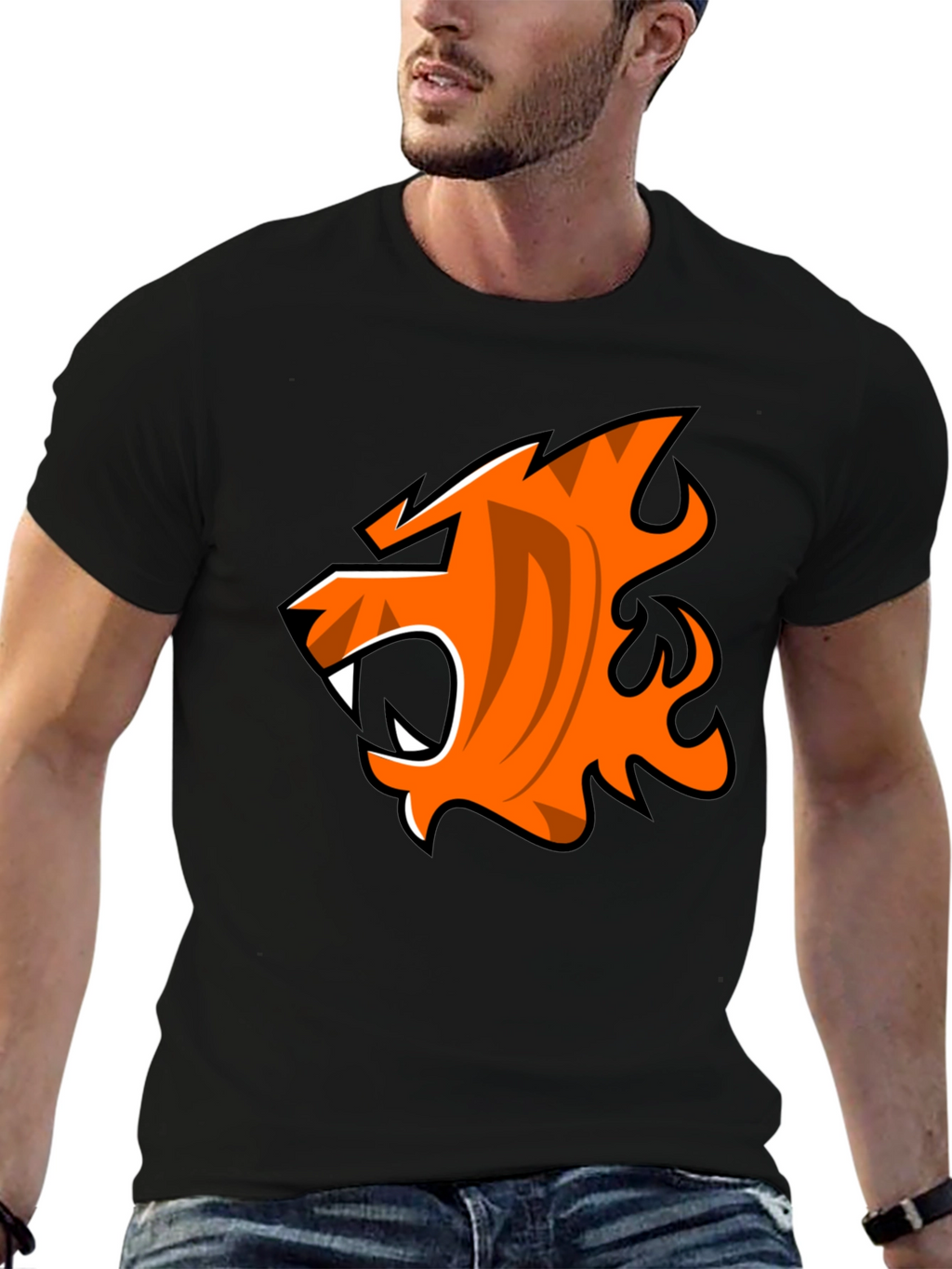 Bold Tiger Graphic Tee - Fierce Style