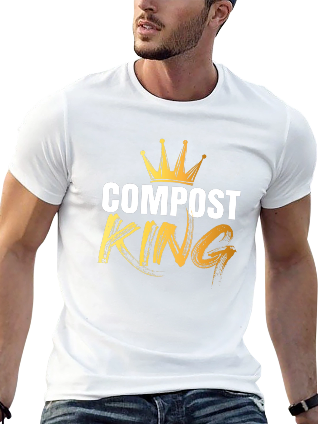 Compost King T-Shirt - Black Graphic Tee