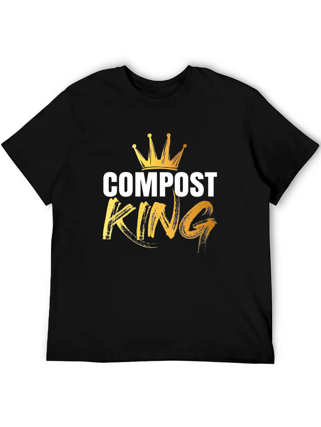 Compost King T-Shirt - Black Graphic Tee