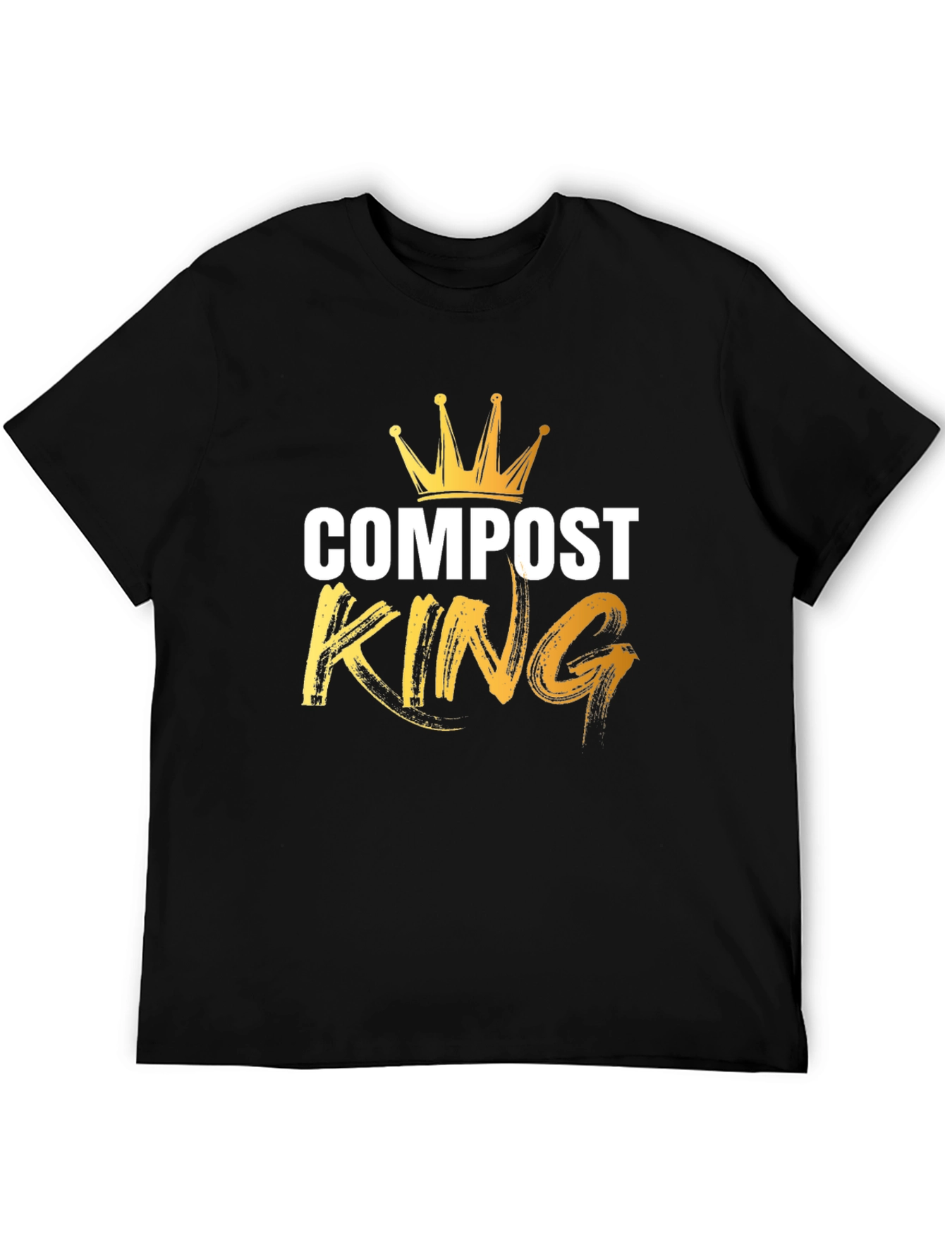 Compost King T-Shirt - Black Graphic Tee