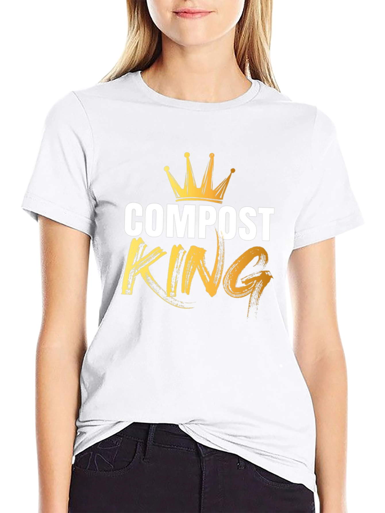 Compost King T-Shirt - Black Graphic Tee