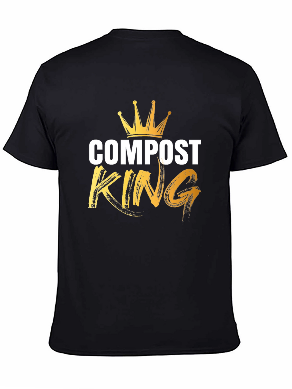Compost King T-Shirt - Black Graphic Tee