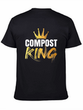 Compost King T-Shirt - Black Graphic Tee