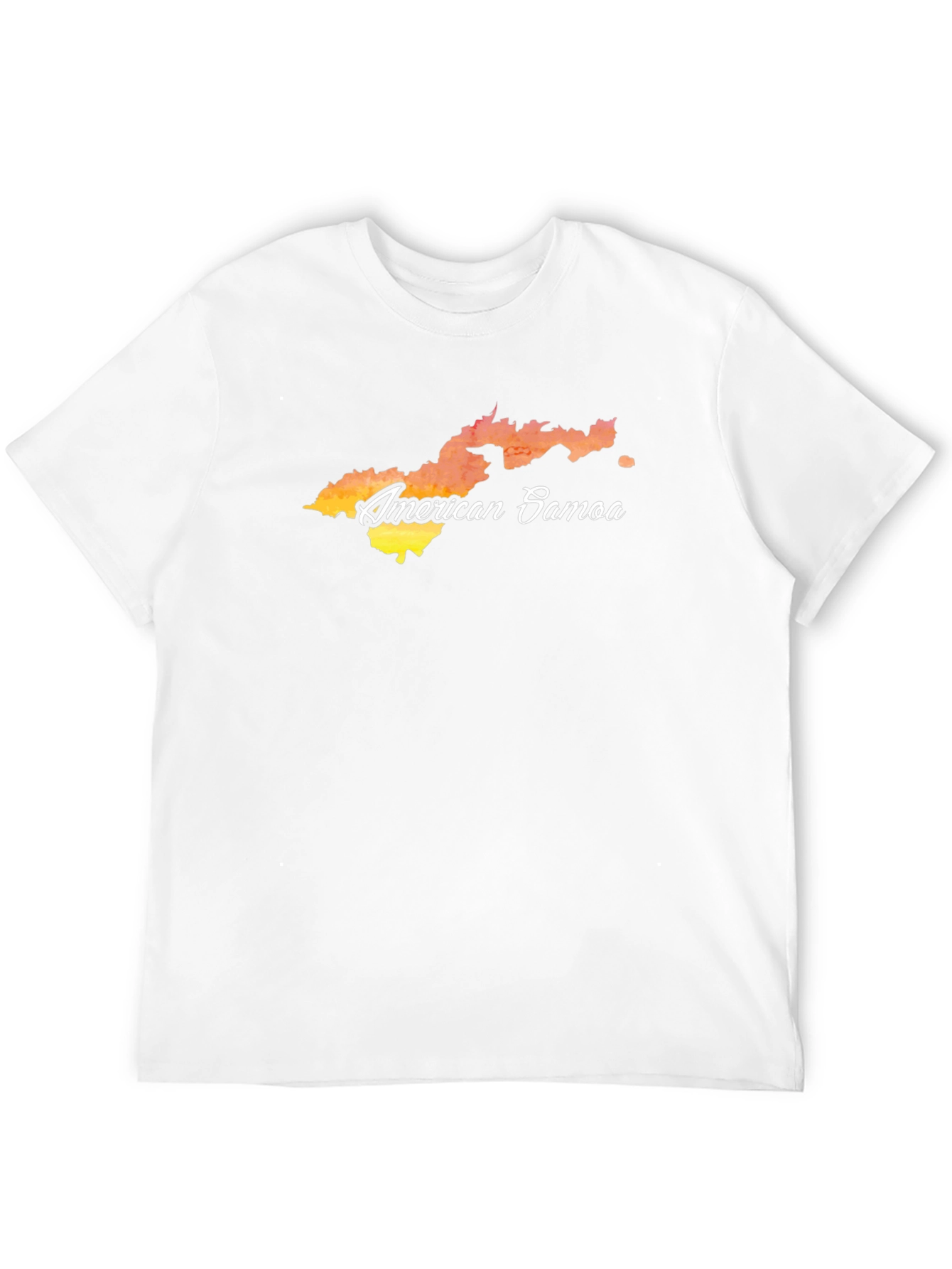 American Samoa T-Shirt Island Map Tee