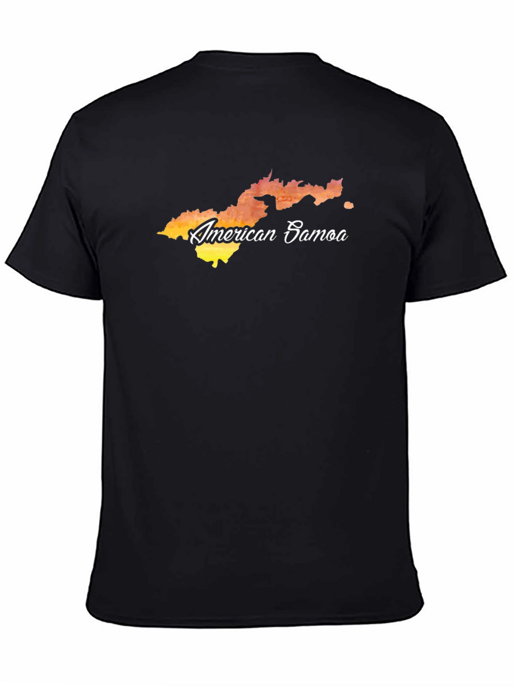 American Samoa T-Shirt Island Map Tee
