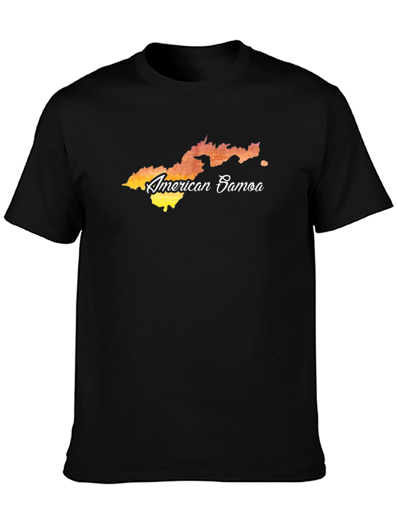 American Samoa T-Shirt Island Map Tee