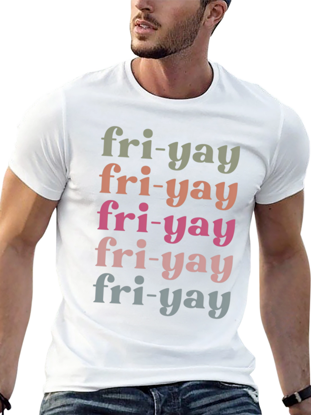 Fri-yay Graphic Tee - Mens Black T-Shirt